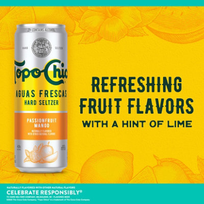 Topo Chico Hard Seltzer Aguas Frescas Variety Pack Hard Seltzer Beer 4% ABV Cans - 12-12 Fl. Oz. - Image 2