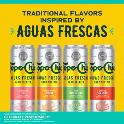 Topo Chico Hard Seltzer Aguas Frescas Variety Pack Hard Seltzer Beer 4% ABV Cans - 12-12 Fl. Oz. - Image 3