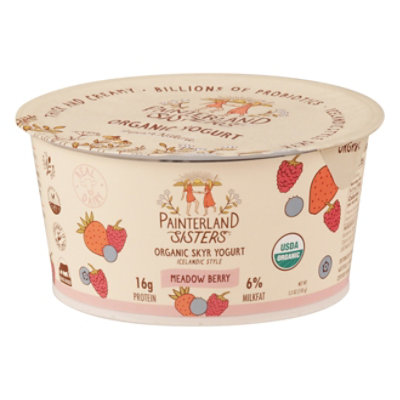 Painterland Sisters Icelandic Style Skyr Meadowberry Organic Yogurt - 5.3 OZ - Image 3