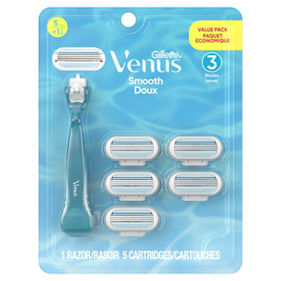 Venus Smooth Doux Razor And Blades - 5 CT - Image 8