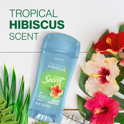 Secret Fresh Apdo Clear Gel Tropical Hibiscus - 2.6 OZ - Image 5