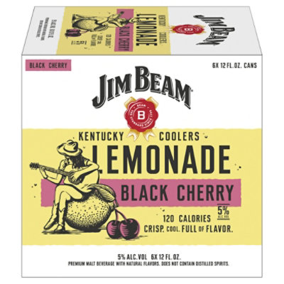 Jim Beam Kentucky Coolers Black Cherry Lemonade 6pk In Cans - 6-12 FZ - Image 3