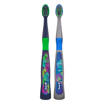 Oral B Pro Health Stages Child Manual Toothbrush 3 Plus Years Short Handle Extra Soft - 2 CT - Image 7