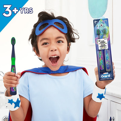 Oral B Pro Health Stages Child Manual Toothbrush 3 Plus Years Short Handle Extra Soft - 2 CT - Image 3