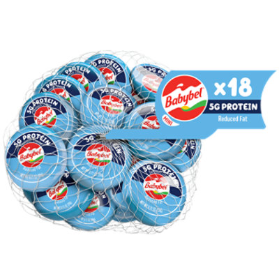 Mini Babybel Reduced Fat Snack Cheese - 18 Count