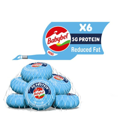 Mini Babybel Reduced Fat Snack Cheese - 6 Count