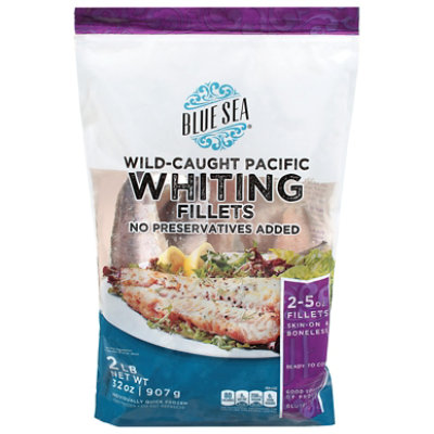 Whiting Fillets All Natural Skin On 2 Lb - 32 OZ - Image 1