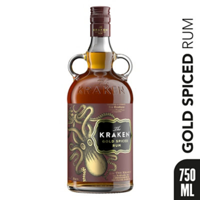 Kraken Rum Gold Spiced Rum 70 Proof - 750 Ml - Image 1