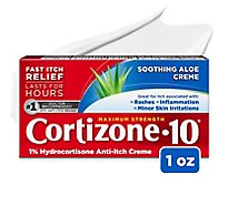 Cortizone 10 Soothing Aloe Creme 1 Ounce Tube - 1 OZ