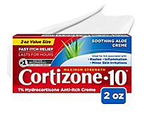 Cortizone 10 Max Strength Anti Itch Intensive Moisture Creme 2 Ounce Tube - 2 OZ
