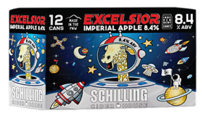 Excelsior Apple 12pk In Cans - 12-12 FZ - Image 1