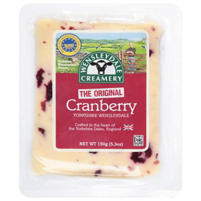 Wensleydale Creamery Cheese Cranberry Wedge - 5.3 OZ - Image 3