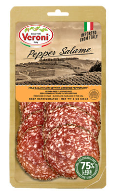 Veroni Pepper Salame - 3 OZ - Image 1