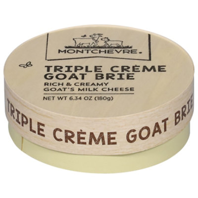 Montchevre Triple Cream Brie Goat Milk Cheese - 6.34 OZ - Image 2