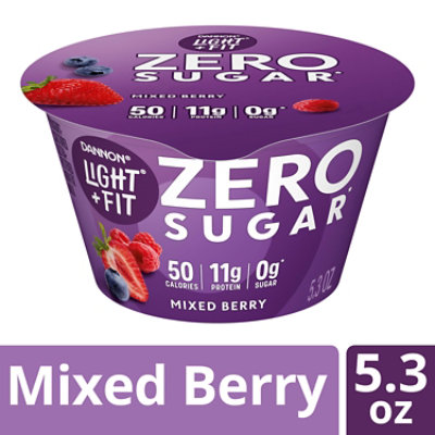 Light + Fit Zero Sugar Yogurt-Cultured Ultra-Filtered Non-Fat Milk