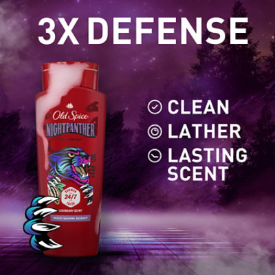 Old Spice NightPanther Body Wash Nightpanther - 24 Fl. Oz. - Image 2