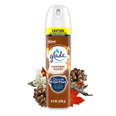 Glade Cashmere Woods Infused Essential Oils Air Freshener For Home Aerosol Spray - 8.3 Oz - Image 2