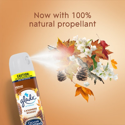 Glade Cashmere Woods Infused Essential Oils Air Freshener For Home Aerosol Spray - 8.3 Oz - Image 5