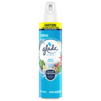 Glade  Aqua Waves Infused Essential Oils Air Freshener For Home Aerosol Spray - 8.3 Oz - Image 1