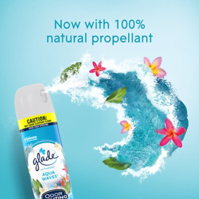 Glade  Aqua Waves Infused Essential Oils Air Freshener For Home Aerosol Spray - 8.3 Oz - Image 5