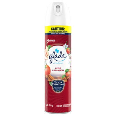 Glade Apple Cinnamon Infused Essential Oils Air Freshener For Home Aerosol Spray - 8.3 Oz - Image 1