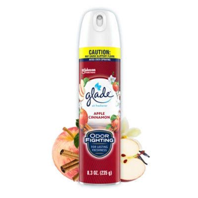 Glade Apple Cinnamon Infused Essential Oils Air Freshener For Home Aerosol Spray - 8.3 Oz - Image 2