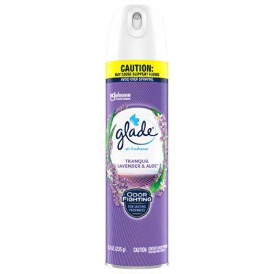 Glade Tranquil Lavender And Aloe Essential Oils Air Freshener For Home  Aerosol Spray - 8.3 Oz - Randalls