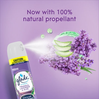 Glade Tranquil Lavender And Aloe Essential Oils Air Freshener For Home Aerosol Spray - 8.3 Oz - Image 5