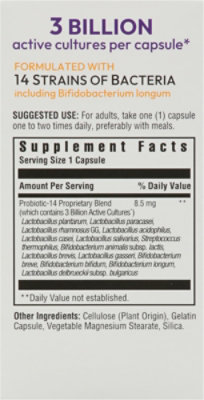 Signature Select/Care Probiotic 14 Strains Capsules 8.5mg - 60 Count - Image 4