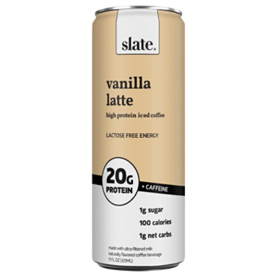 Slate Lactose Free Vanilla Latte Milk - 11 Fl. Oz. - Image 1
