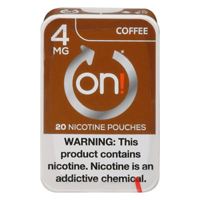 On! Coffee Nicotine Pouches 4mg - 20 Count - Image 3