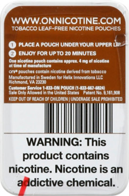 On! Coffee Nicotine Pouches 4mg - 20 Count - Image 4