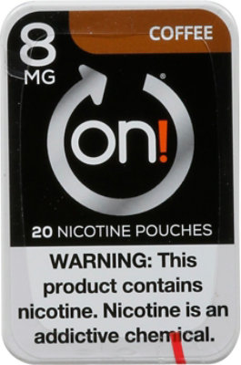 On! Coffee Nicotine Pouches 8mg - 20 Count - Image 2