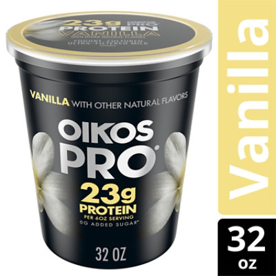 Oikos Pro Vanilla Yogurt-Cultured Ultra-Filtered Milk - 32 Oz - Image 1