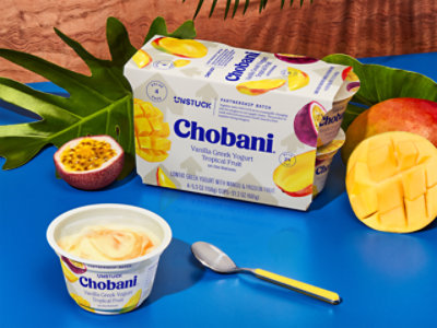 Chobani Unstuck Low-Fat Vanilla Greek Tropical Fruit Yogurt Cups Multipack - 4-5.3 Oz - Image 5