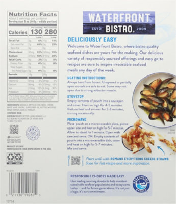 Waterfront Bistro Mussels In White Wine Sauce - 16 Oz - Image 6