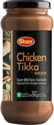 Shan Chicken Tikka BBQ Cooking Sauce, 12.3 oz bottle - Image 1