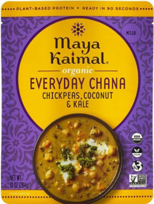 Maya Kaimal Organic Everyday Chana - Chickpeas + Coconut + Kale, 10 oz pouch - Image 1