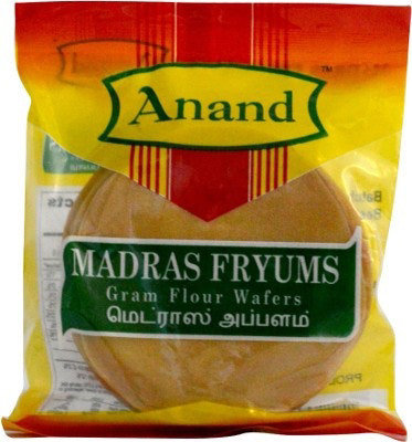 Anand Madras Fryums (Appalam), 7 oz bag - Image 1