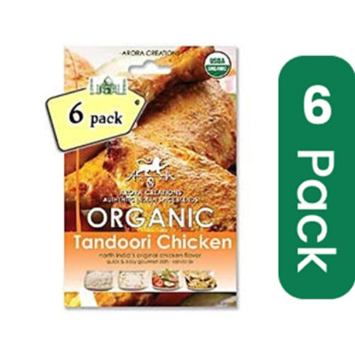 Arora Creations Organic Tandoori Chicken Masala 26 gm pouches (Pack of 6) - Image 1
