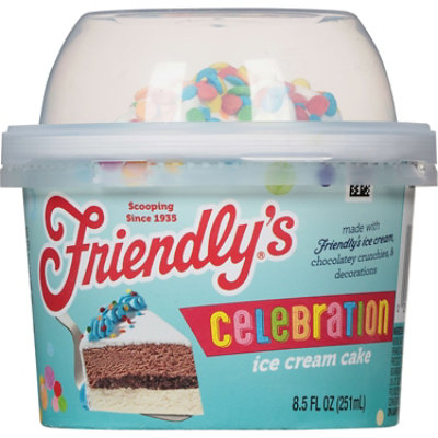 Friendly s Cake Singles Birthday Cake Ice Cream 8.5 Fl. Oz