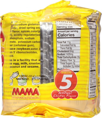 Mama Chicken Noodles Multipack - 5-9.7 OZ - Image 5