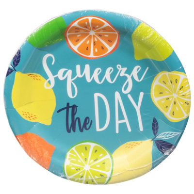 Signature SELECT Squeeze The Day Lunch Plte - 8 Count - Image 3