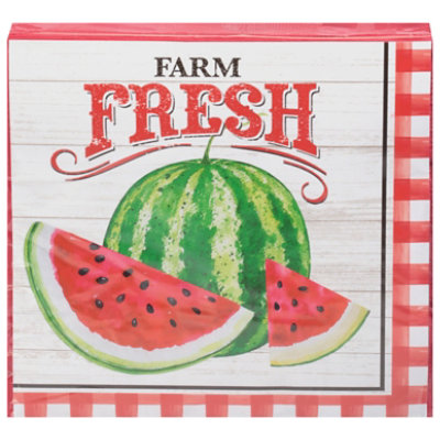 Signature SELECT Farm Fresh Melon Beverage Napkins 16 Count - Each - Image 3