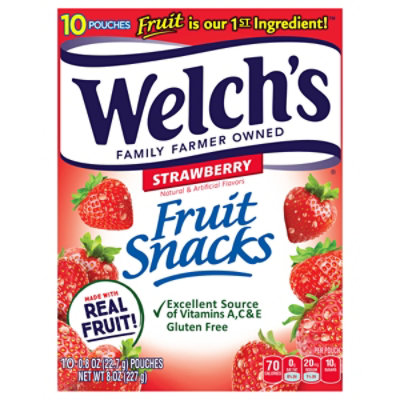 Welchs Strawberry Fruit Snacks - 8 Oz - Image 3