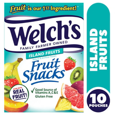 Welch's Island Fruits Fruit Snacks Pouches Multipack - 10-0.8 Oz - Image 2