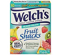 Welch's Island Fruits Fruit Snacks Pouches Multipack - 10-0.8 Oz