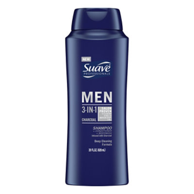 Suave Charcoal 3 In 1 Shampoo Conditioner And Body Wash - 28 Fl. Oz. - Image 3