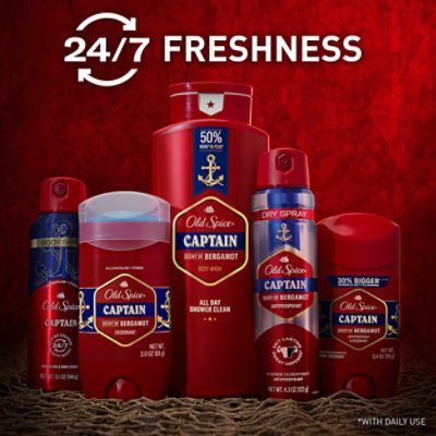 Old Spice Captain Body Wash - 24 Fl. Oz. - Image 7