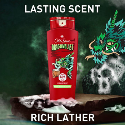 Old Spice Dragonblast Wild Collection Body Wash - 24 Fl. Oz. - Image 6